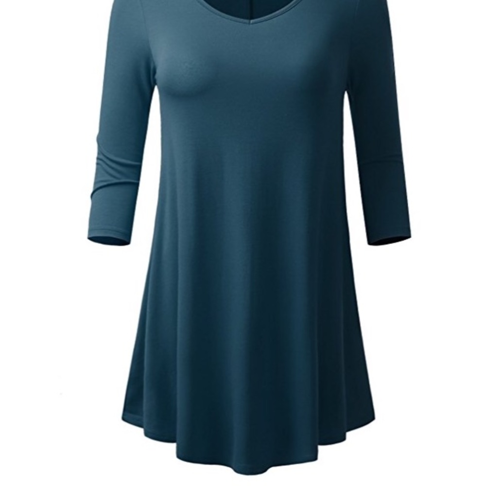 Plus size tunic - NWOT - 3x - teal